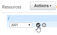 AWS Console - Confirming the choice of method